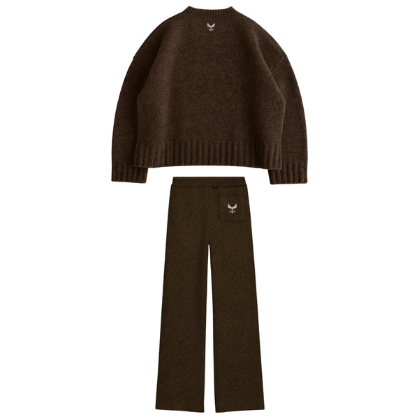 Dark Chocolate Knitwear Set