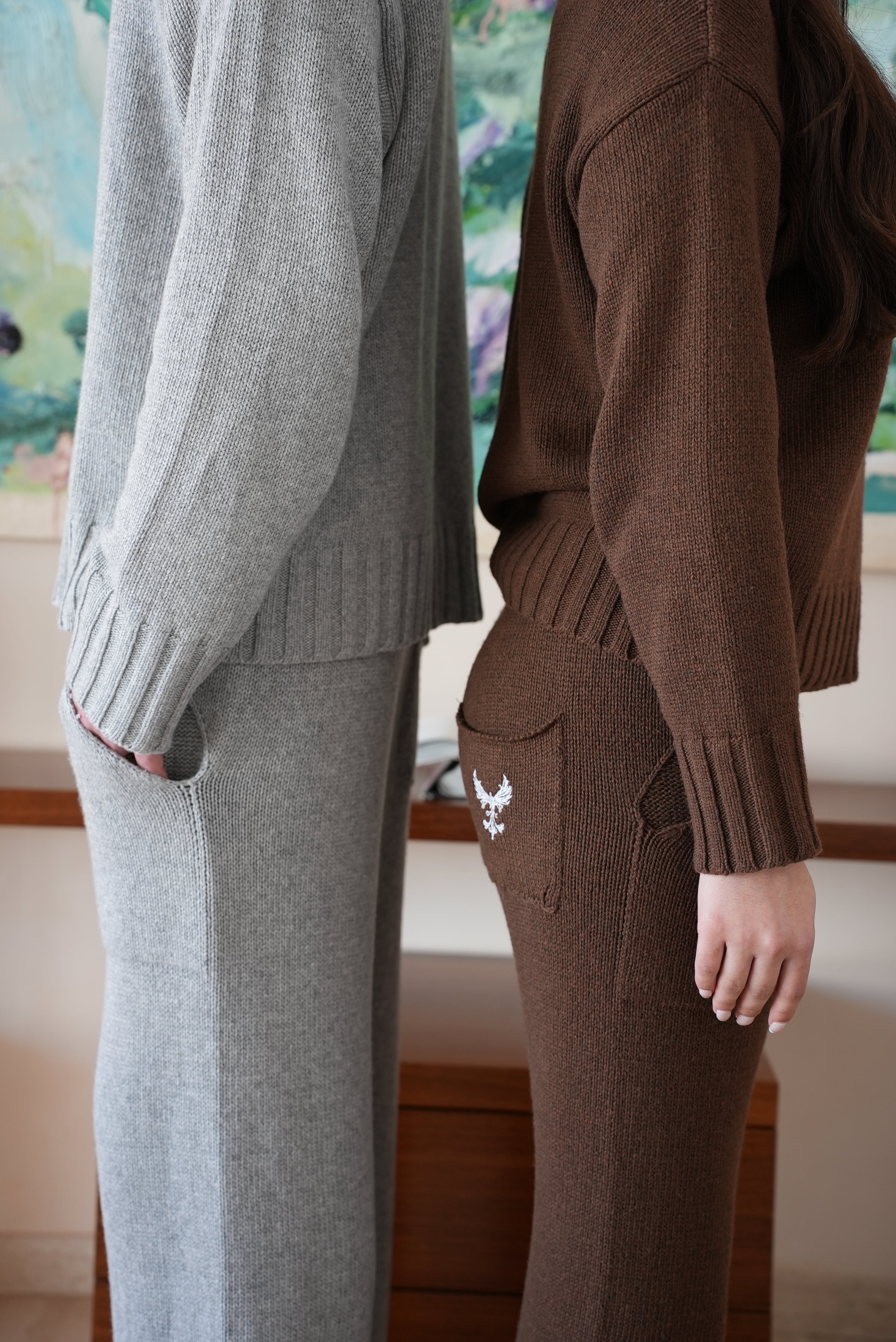 223 Knit Pants (Dark Chocolate)