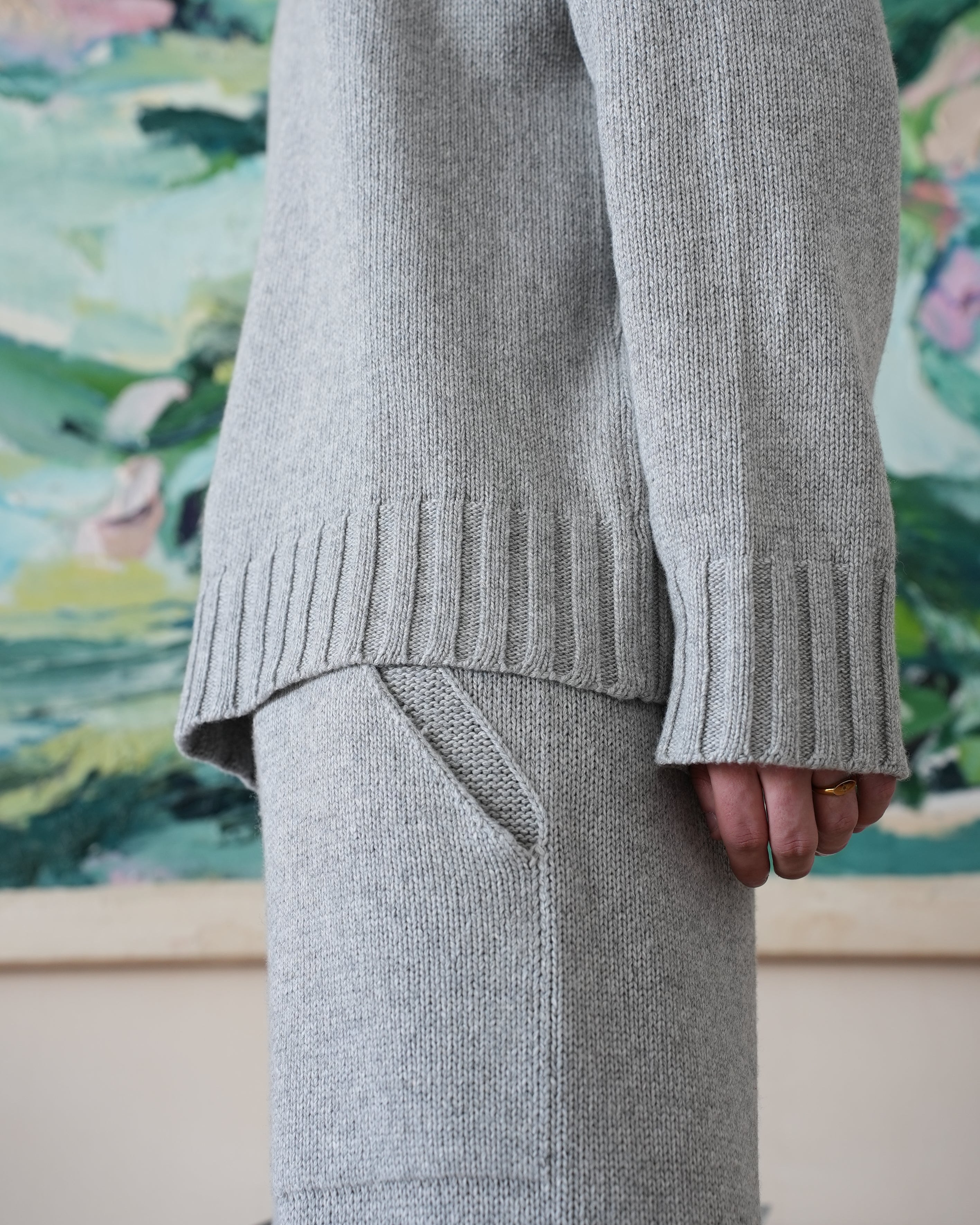 223 Knit Sweater (Gray)