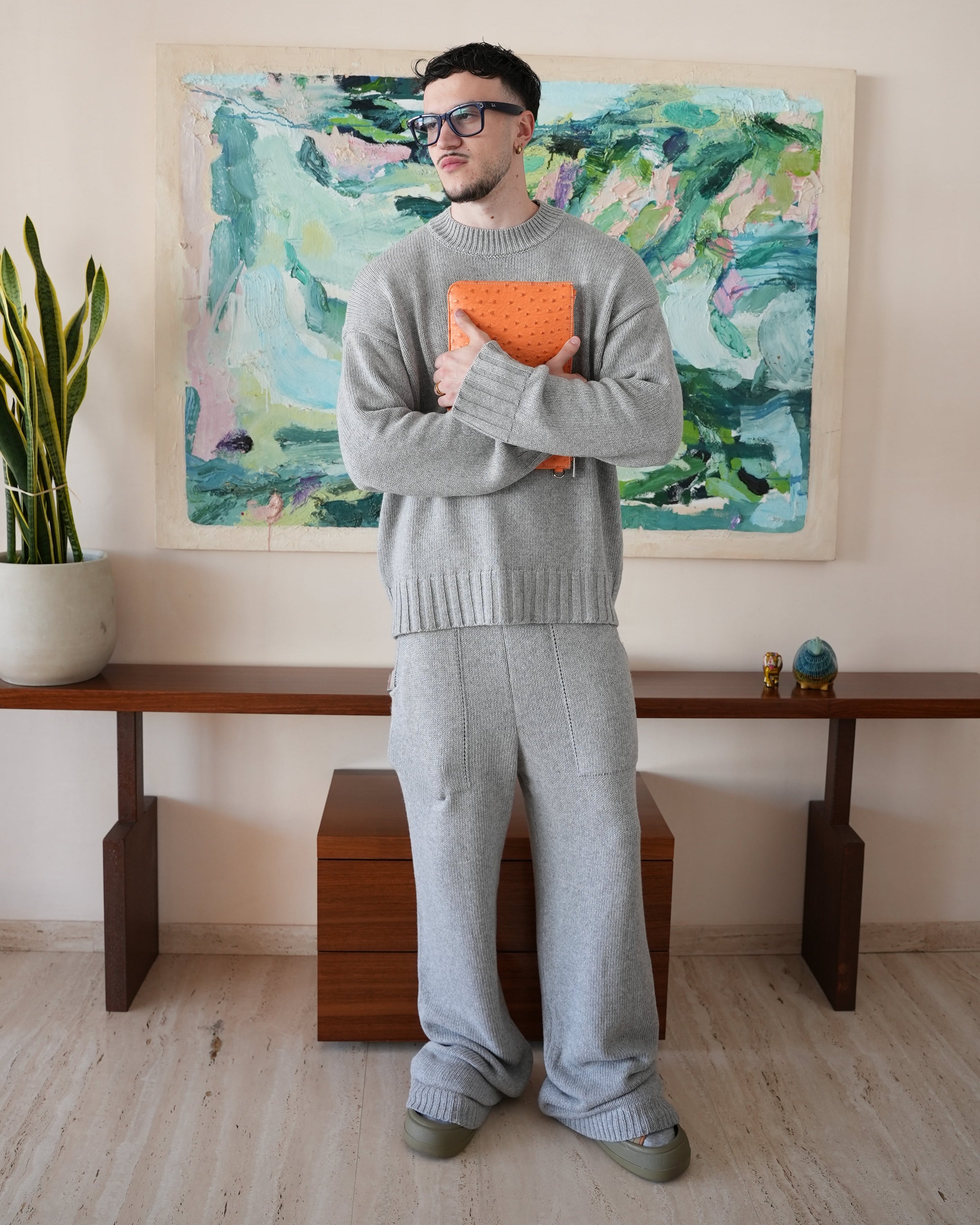 223 Knit Sweater (Gray)