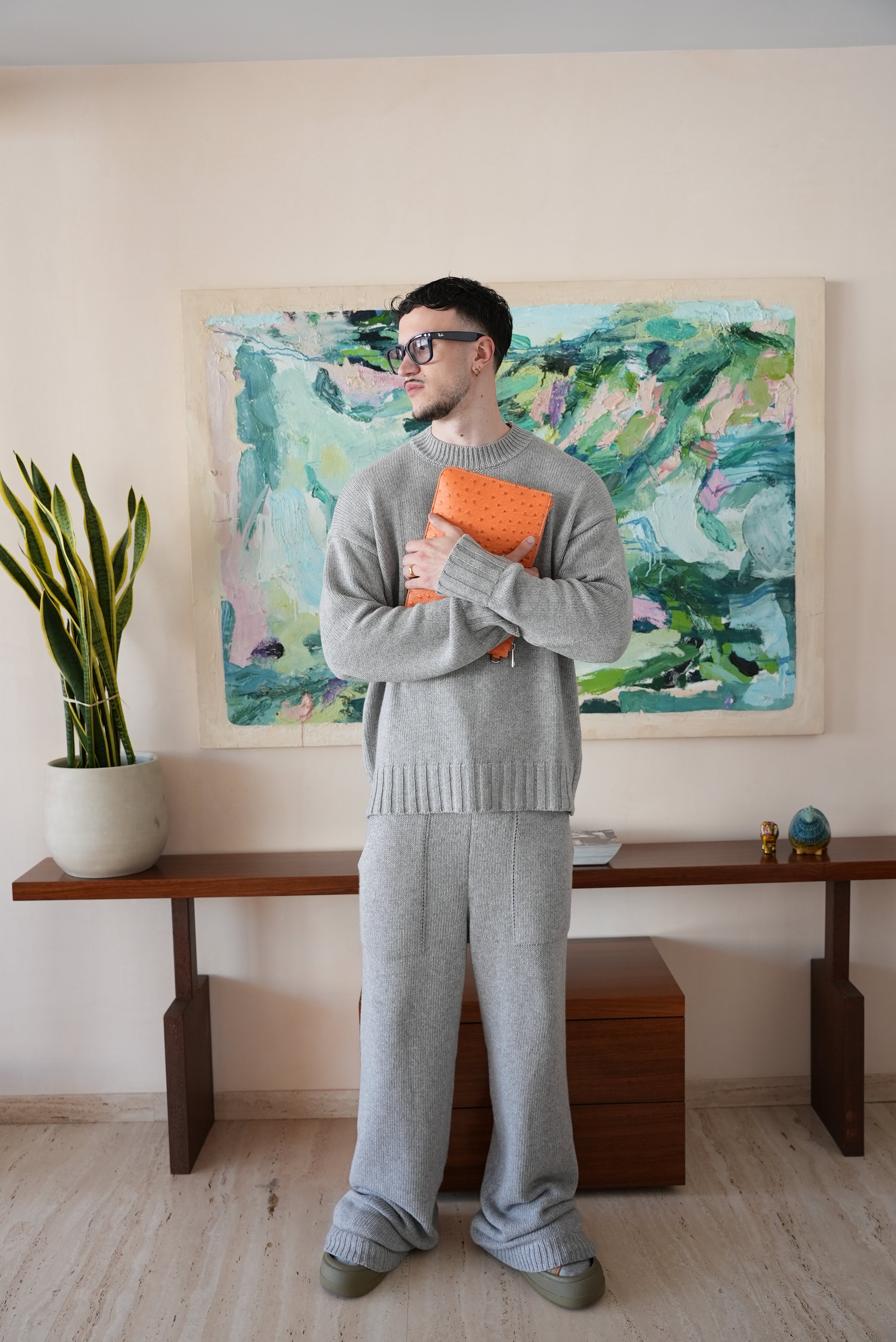 223 Knit Pants (Gray)