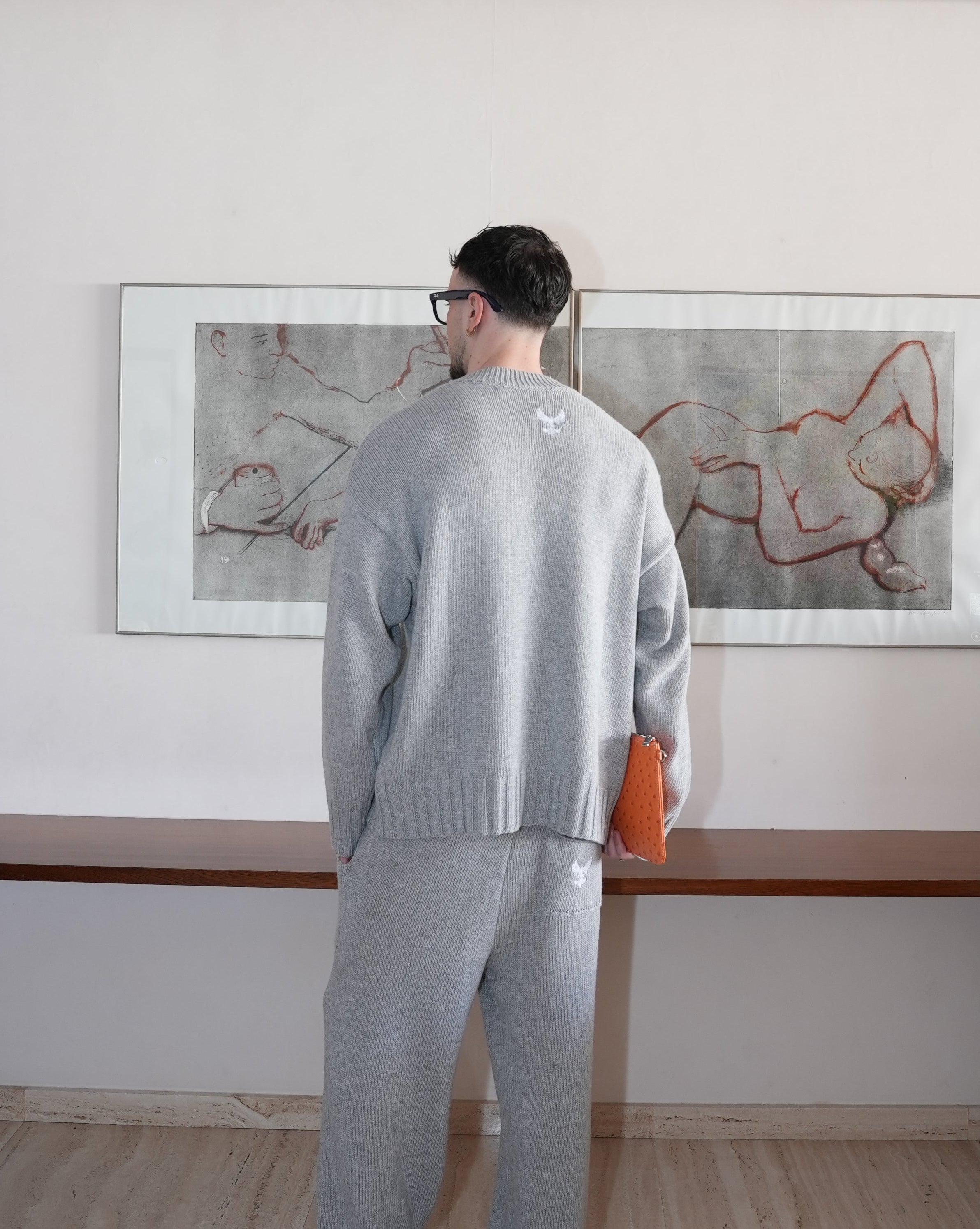 223 Knit Sweater (Gray)