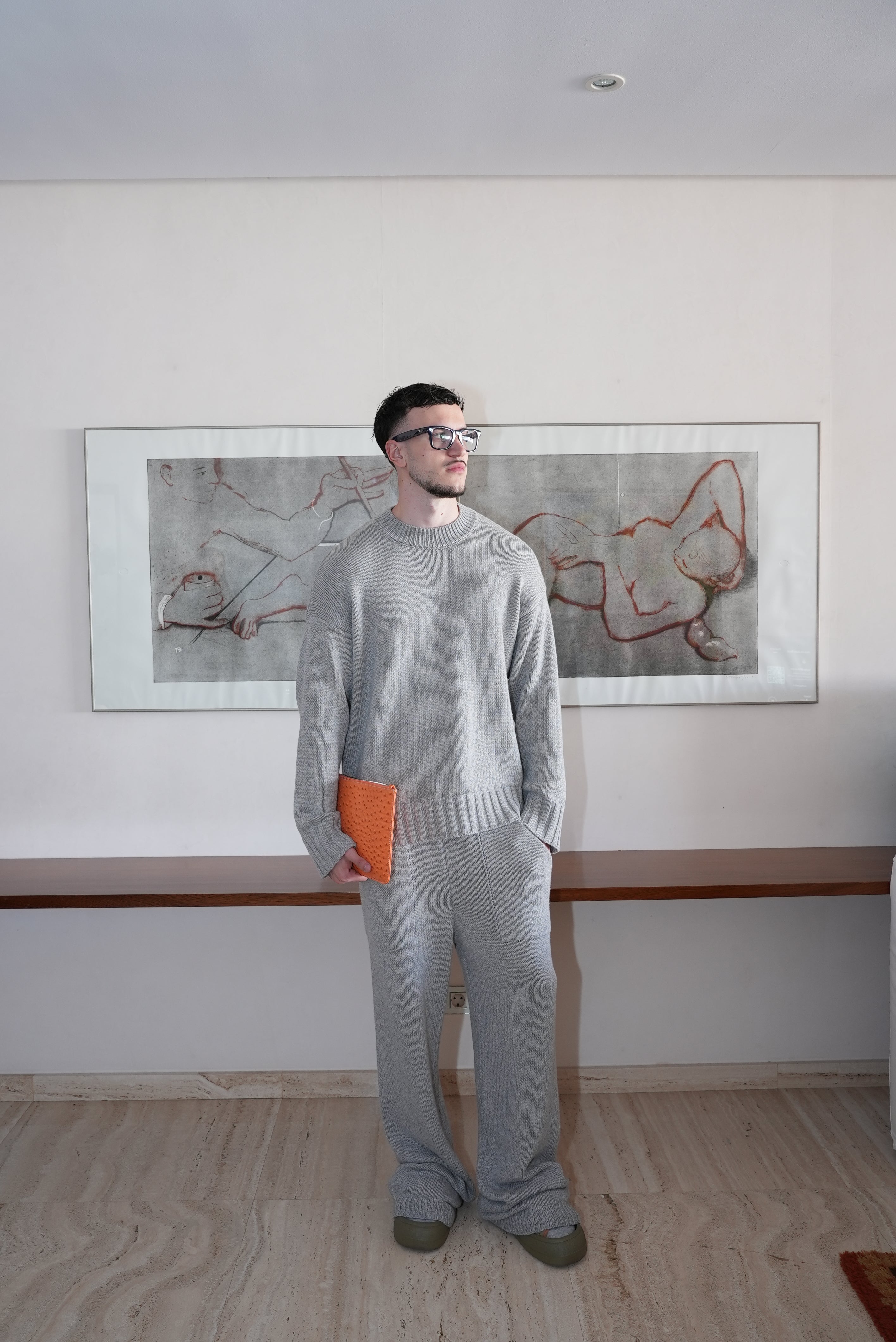 223 Knit Pants (Gray)