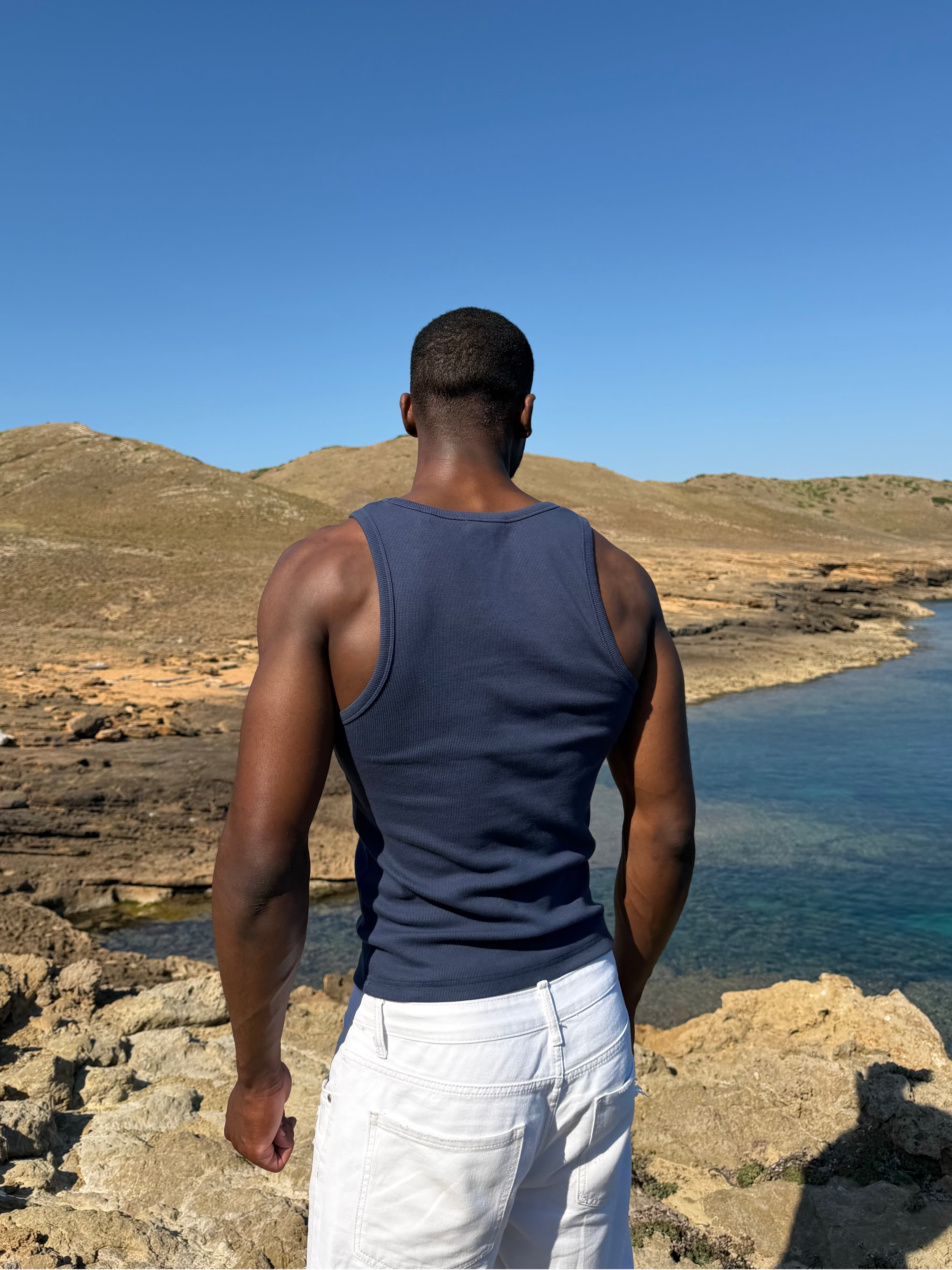 Navy Tank Top